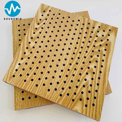 12 15 18 mm d'épaisseur Peforé Mdf Panneau acoustique pour l'auditorium