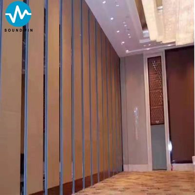 Parement pliable insonorisé et murs coulissants Porte opérationnelle pour hôtel Salle de banquet