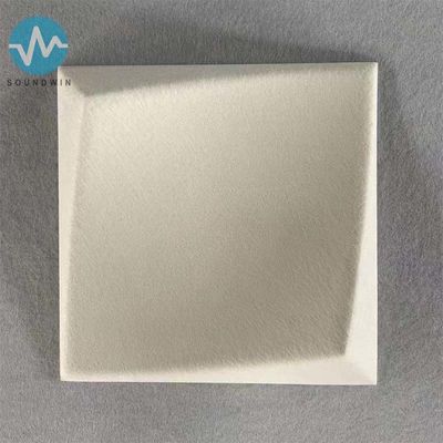 Panneau acoustique en fibres de polyester 3D pour revêtement de murs de bureaux