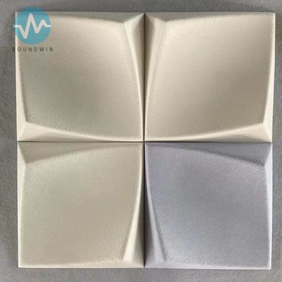 Panneau acoustique en fibres de polyester 3D pour revêtement de murs de bureaux