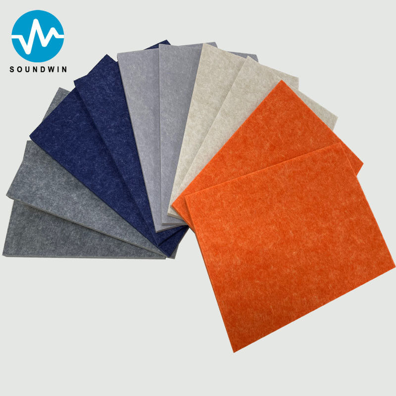 Panneaux en feux résistants au feu B1 en fibre de polyester absorbant le son Panneaux en feutre pour animaux de compagnie Panneau acoustique pour classe