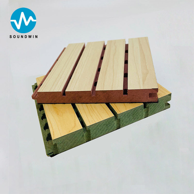 Panneaux acoustiques muraux en bois Mdf pour les salles de réunion